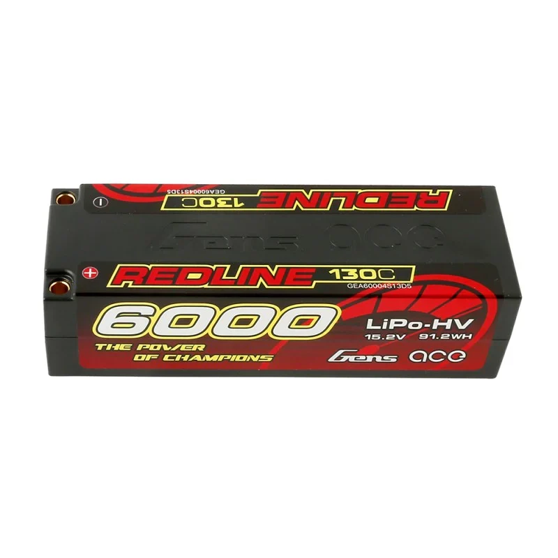 Gens Ace Redline Serie 6000mAh 15,2V 130C 4S1P HardCase HV Ultra LCG
