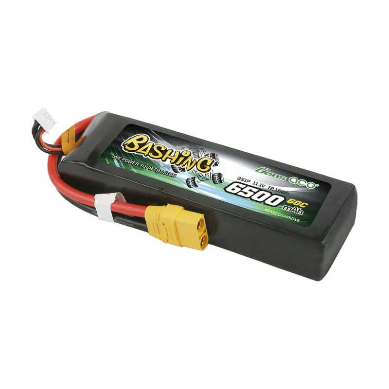 Gens Ace 6500 mAh 11,1 V 60 C 3S1P Lipo-Akku mit XT90-Bashing-Serie