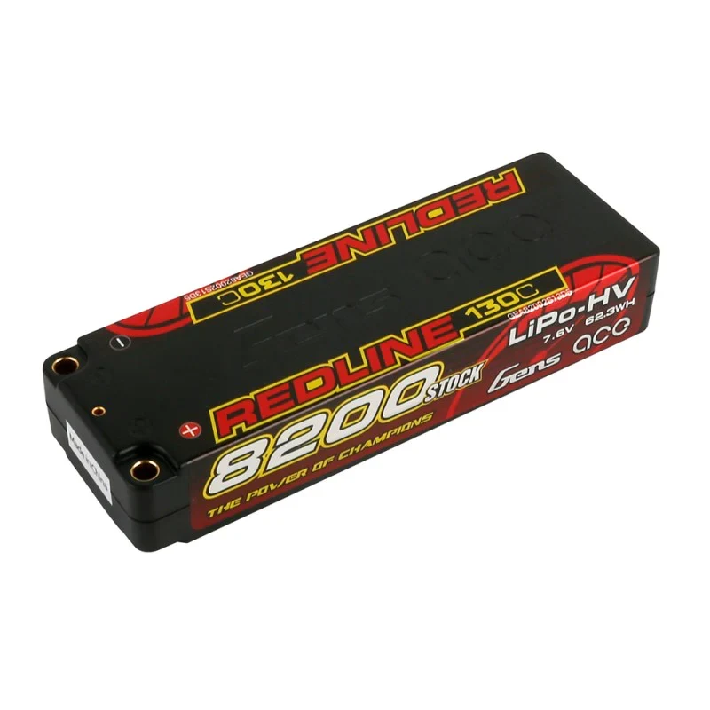 Gens Ace Redline Series 8200mAh 7,6V 130C 2S1P HardCase 58# HV Lipo Akku