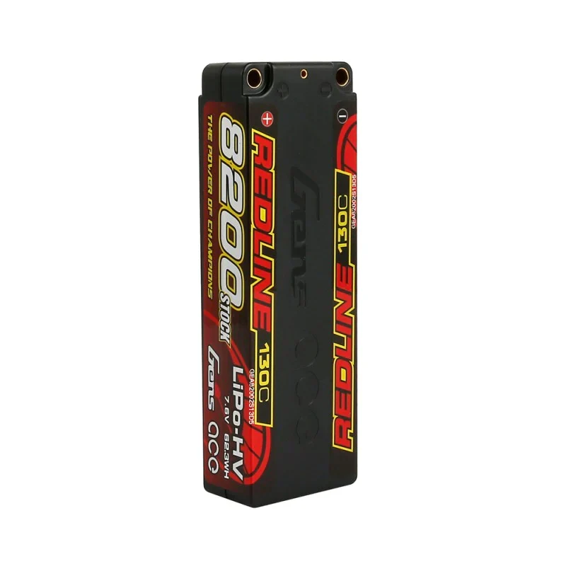 Gens Ace Redline Series 8200mAh 7,6V 130C 2S1P HardCase 58# HV Lipo Akku