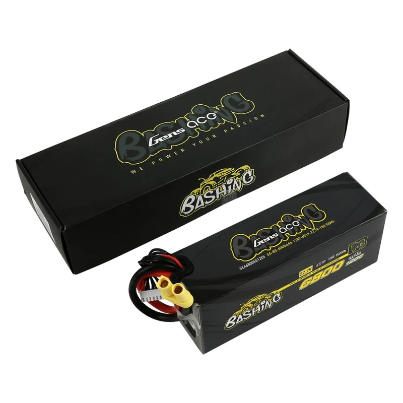 Gens Ace 6800 mAh 22,2 V 120 C 6S1P Lipo-Akkupack mit EC5-Bashing-Serie