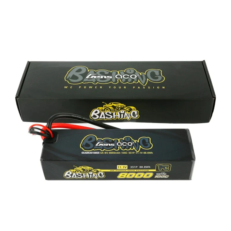 Gens Ace 8000 mAh 11,1 V 100 C 3S1P Lipo-Akkupack mit EC5-Bashing-Serie