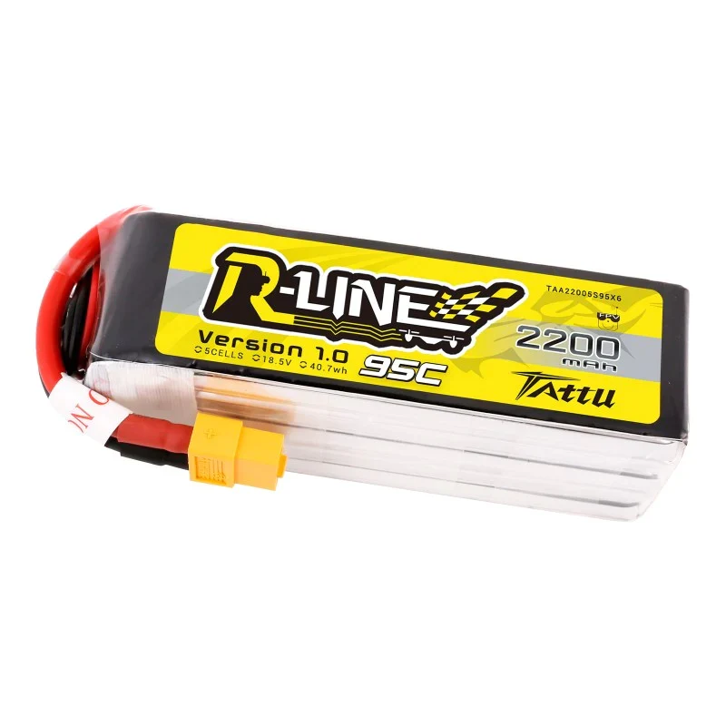 Tattu R-Line 18,5V 2200mAh 5S 95C Lipo Akku mit XT60 Stecker