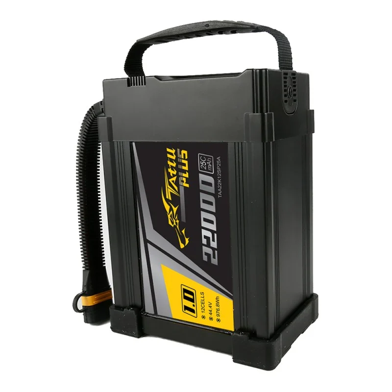 Tattu Plus 1.0 22000mAh 44,4V 25C 12S1P Lipo Akkupack mit AS150U Stecker