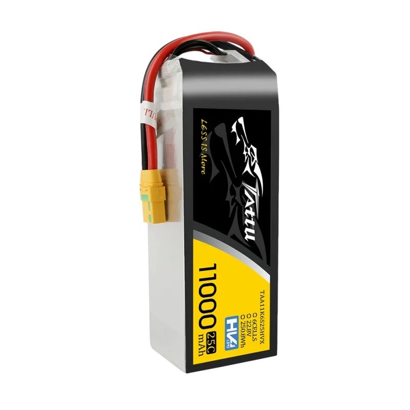 Tattu 11000 mAh 22,8 V HV 25 C 6S1P Lipo Akkupack mit XT90-S Stecker