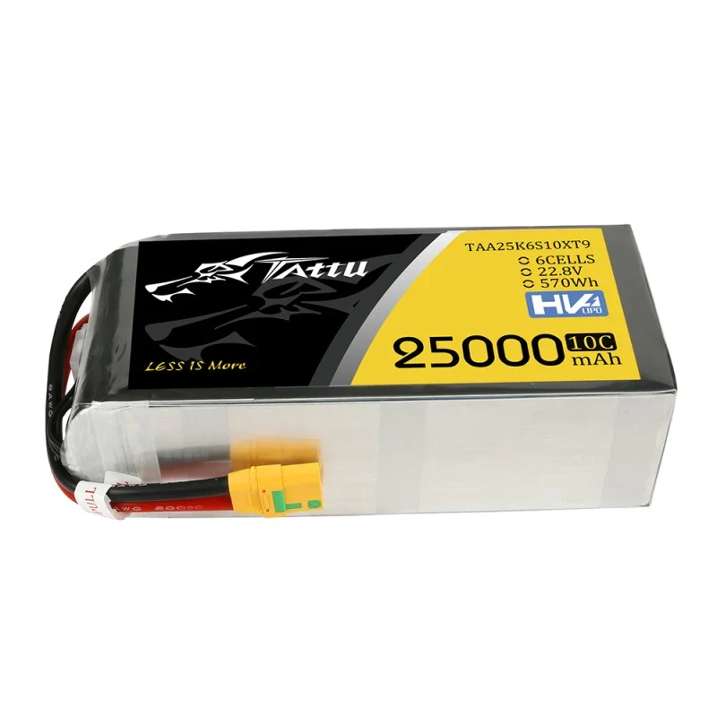 Tattu 25000 mAh 22,8 V 10 C 6S1P Lipo-Akku mit XT90-S