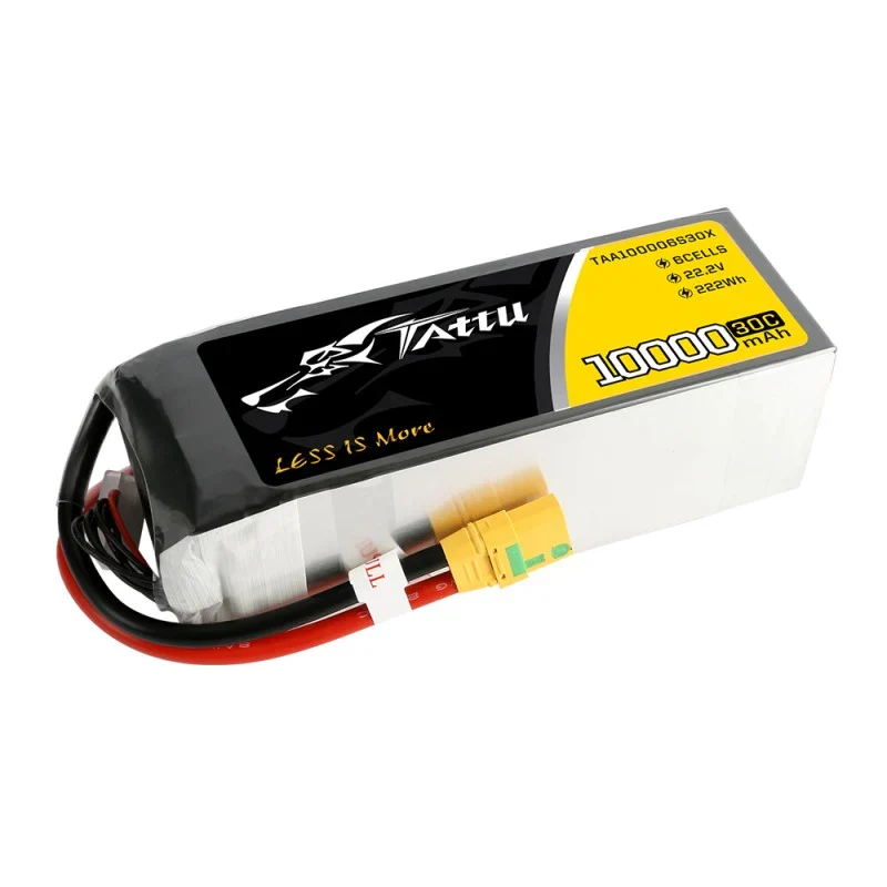 Tattu 10000mAh 22,2 V 30 C 6S1P Lipo-Akkupack mit XT90-S