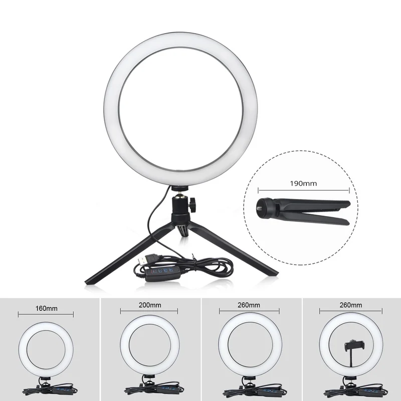 Led Selfie Lamp Ring Novelty Makeup Lightings