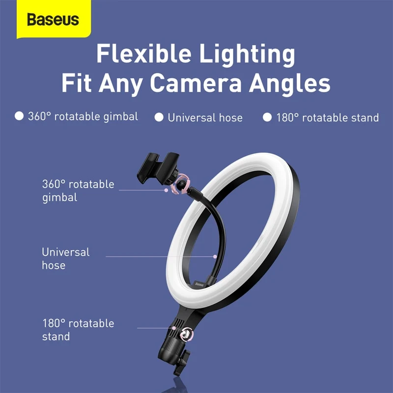 Baseus Novelty Lights LED Selfie Ring Light