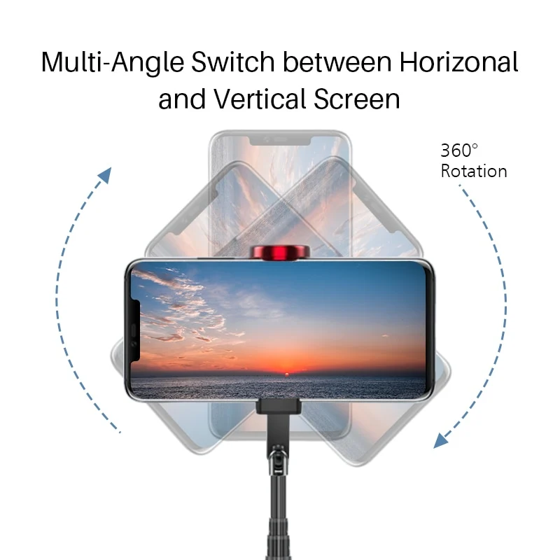 Wireless Bluetooth Selfie Stick Foldable Tripod Expandable