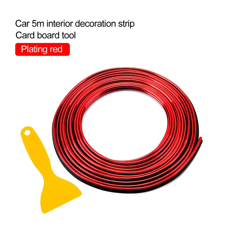 Car Styling 5M/pcs Universal Flexible Car Interior Decoration