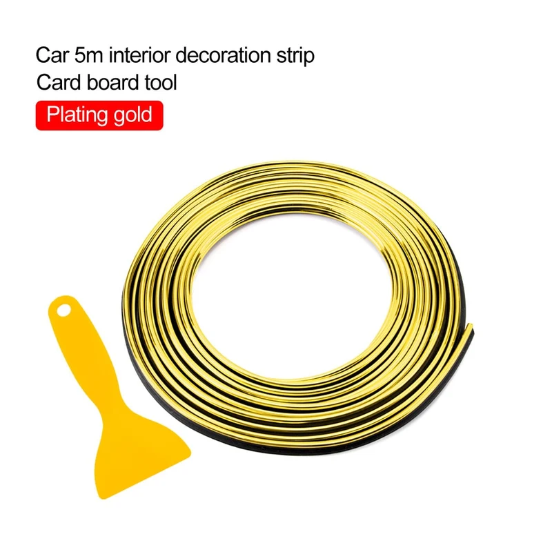 Car Styling 5M/pcs Universal Flexible Car Interior Decoration