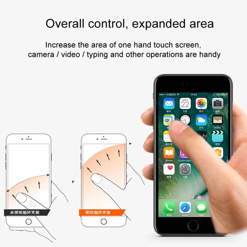 Finger Ring Phone Holder For iPhone Phone