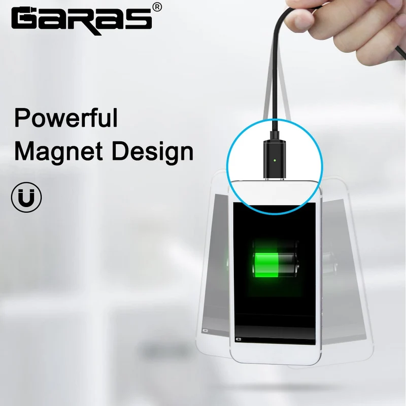 Magnetic Cable Micro USB/Type C Charger Adapter