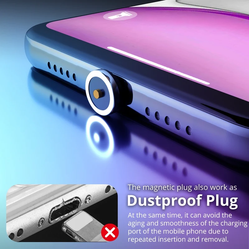 Magnetic Charging Cable For Samsung Xiaomi Mobile Phone