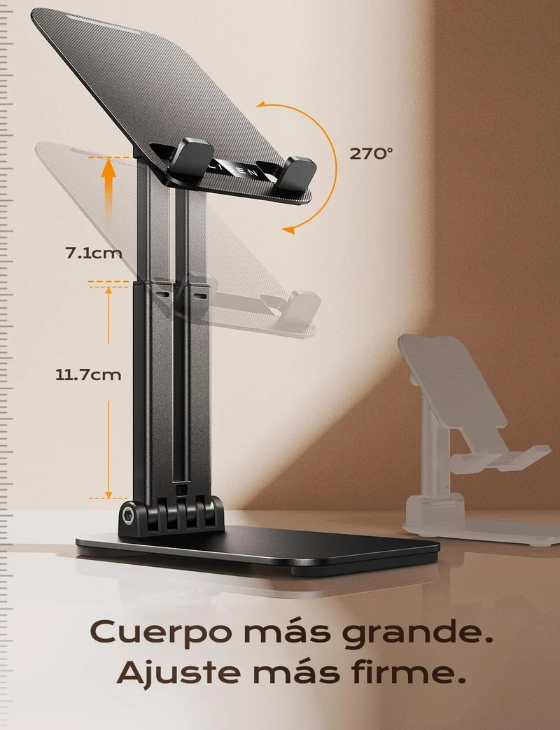 LISEN iPad Tablet Ständer Vollmetall, Universal Multiwinkel Verstellbar