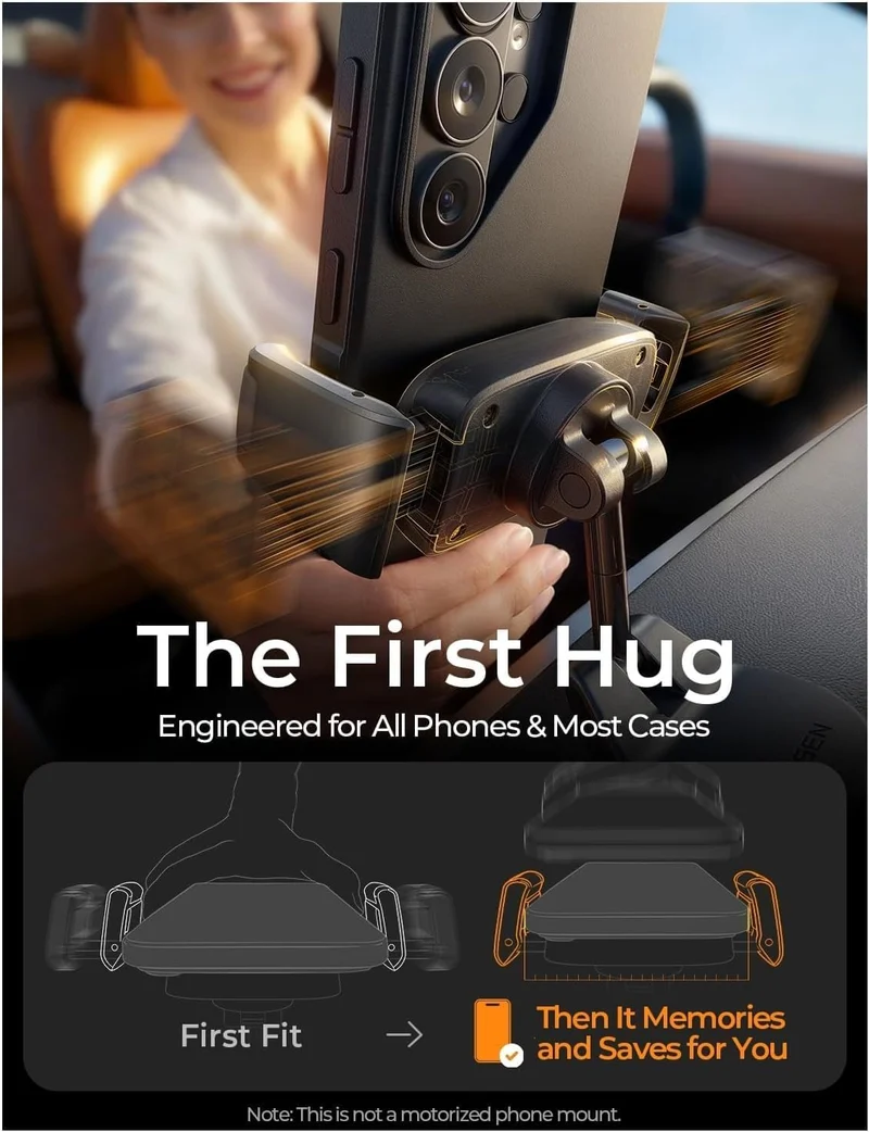 LISEN Auto-Adjust Saugnapf-Kfz-Halterung