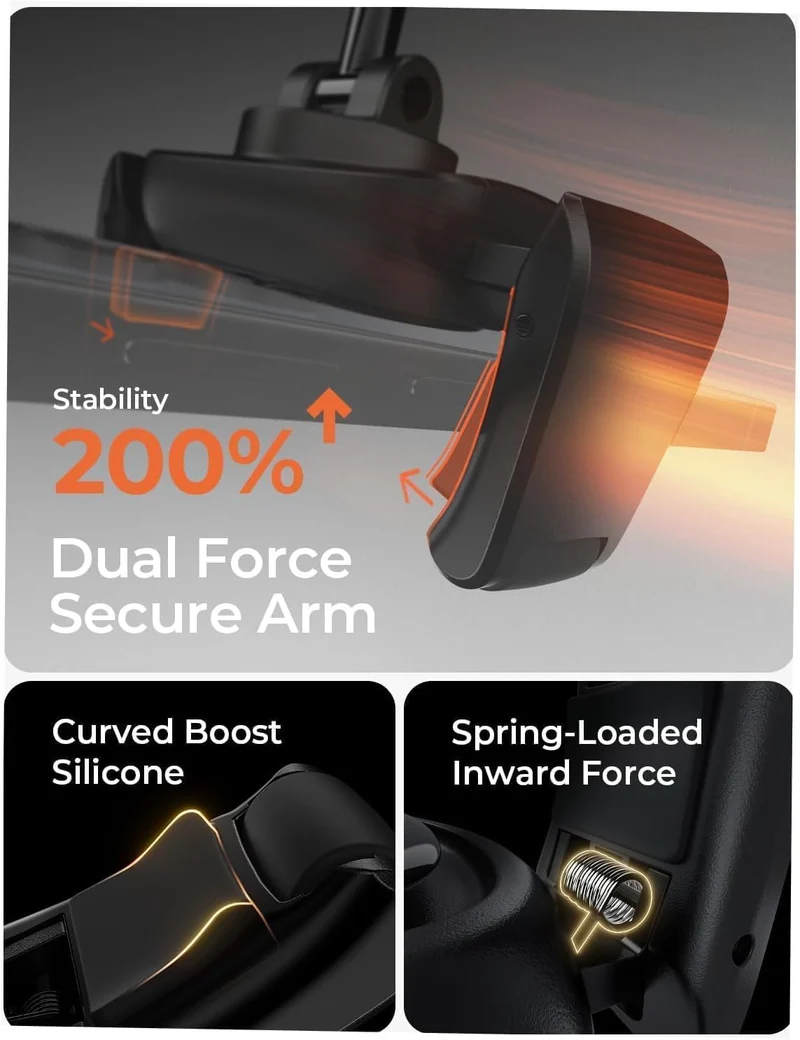LISEN Auto-Adjust Saugnapf-Kfz-Halterung