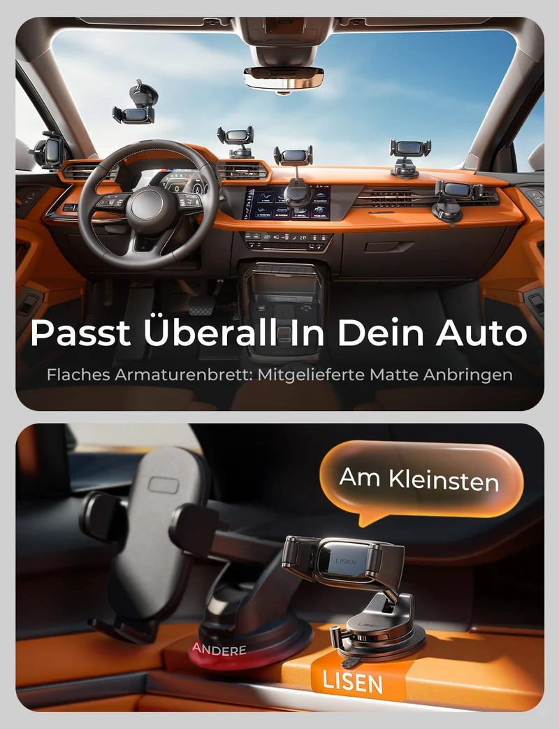 LISEN Vakuum-Handyhalterung Auto