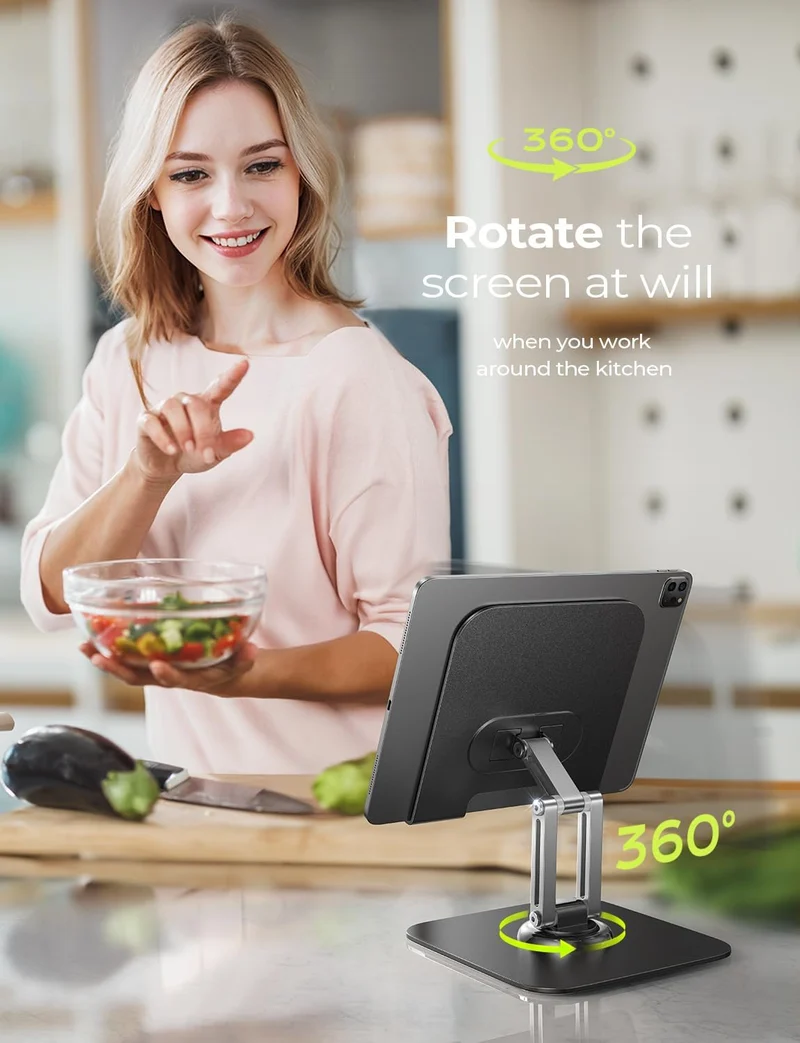 LISEN für iPad Ständer Halterung Verstellbar Tablet