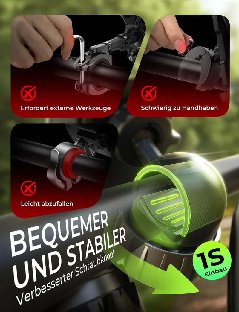 LISEN Fahrrad Handyhalterung
