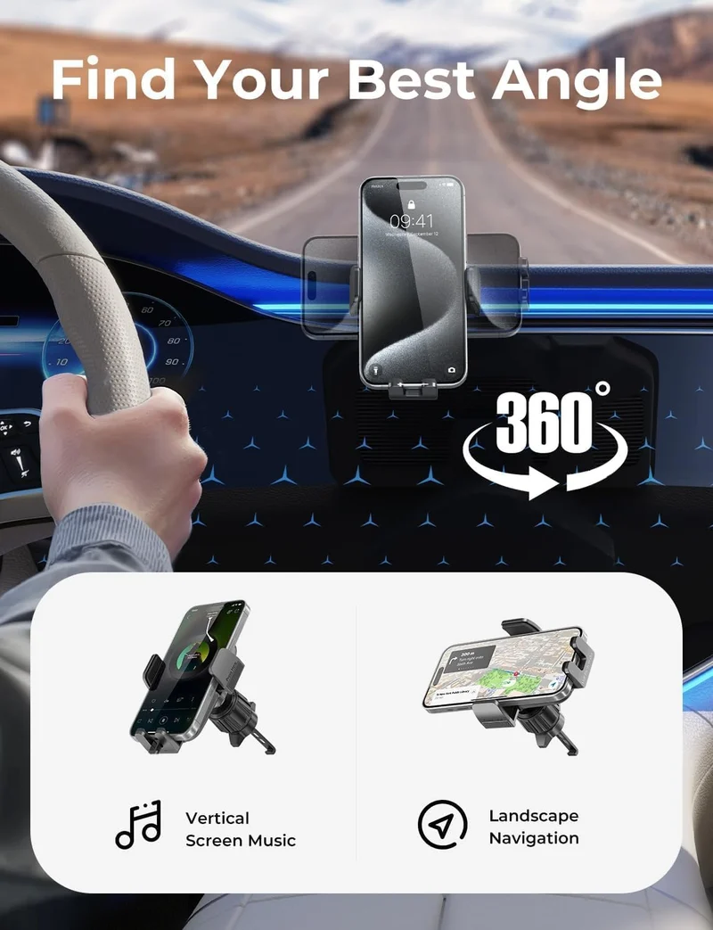 LISEN Handyhalterung für das Auto, Handyhalter für Ihr Auto