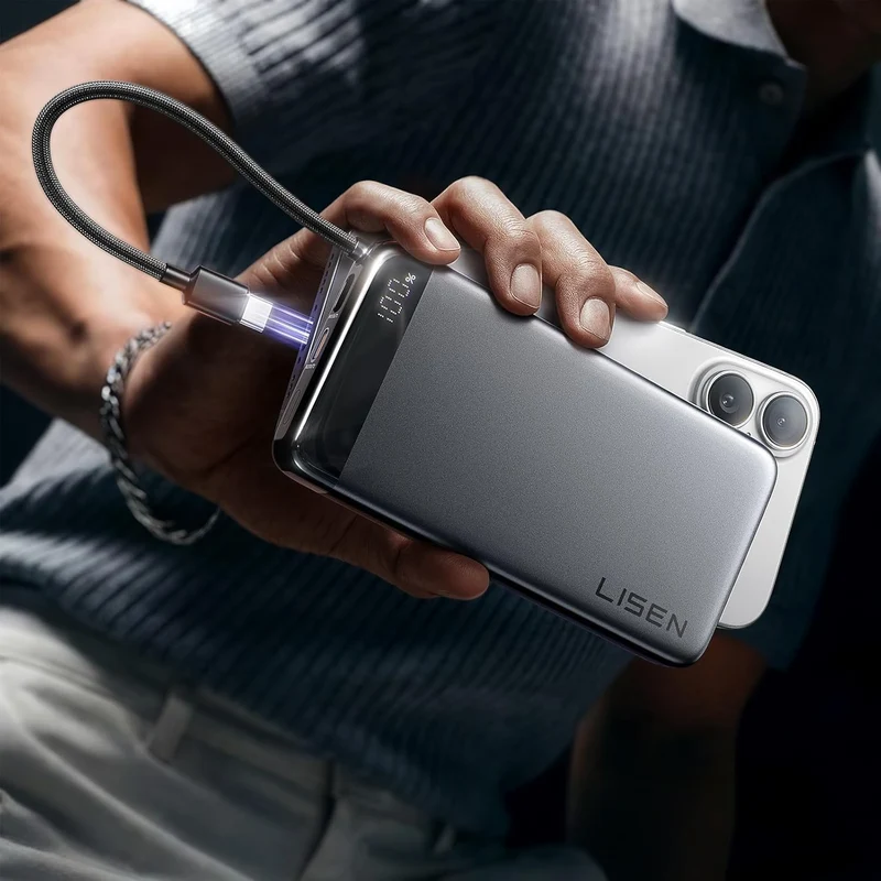 LISEN Powerbank CCC-zertifiziert 20000mAh, iPhone Powerbank PD 35W