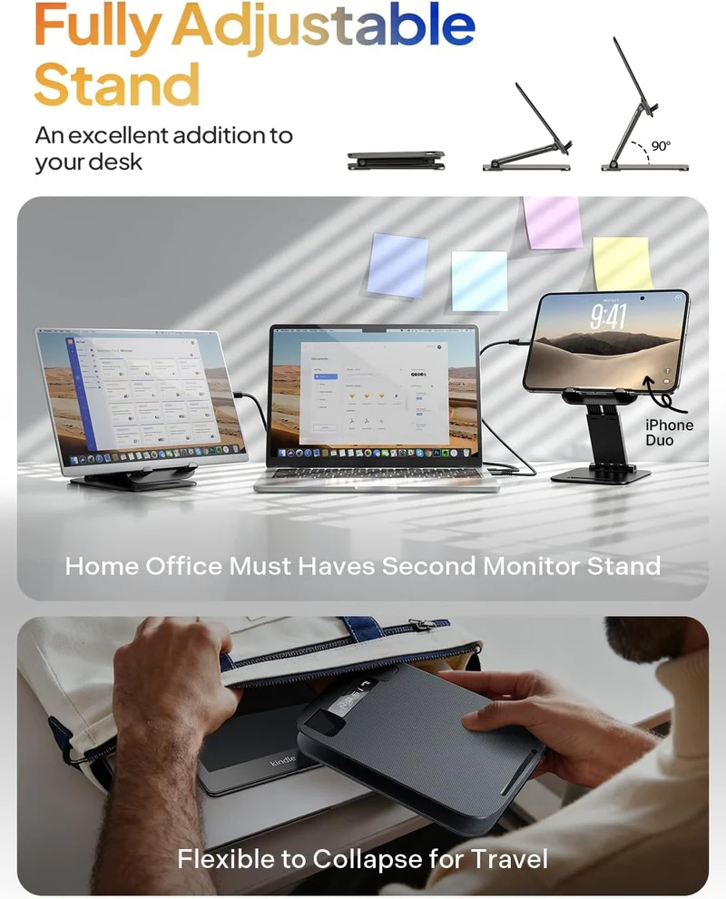 LISEN Verstellbarer Tablet-Ständer Halter für den Schreibtisch