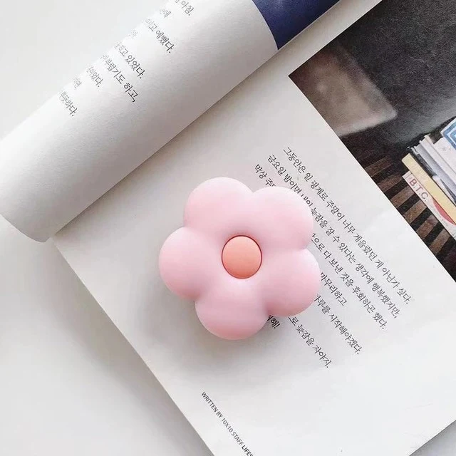 NEW Cartoon Round Universal Mobile Phone Ring Holder Airbag Gasbag fold Stand Bracket Mount For iPhone XR Samsung Huawei Xiaomi