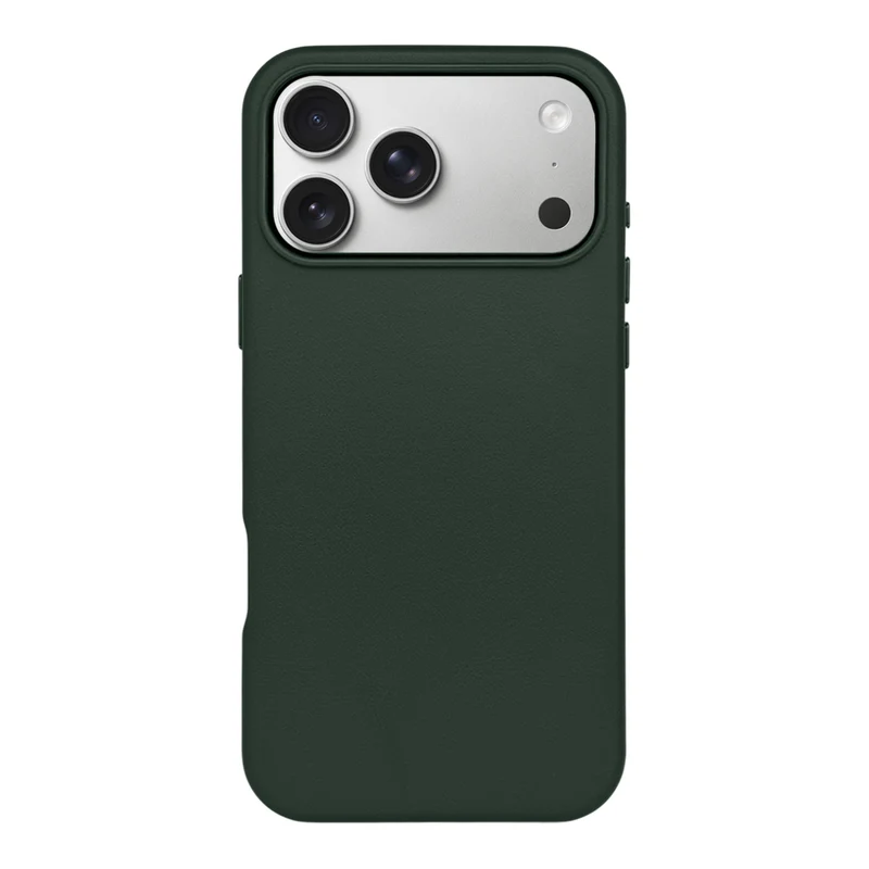 Casify Leren Hoesje met MagSafe voor de iPhone 17 Pro Max - Bosgroen