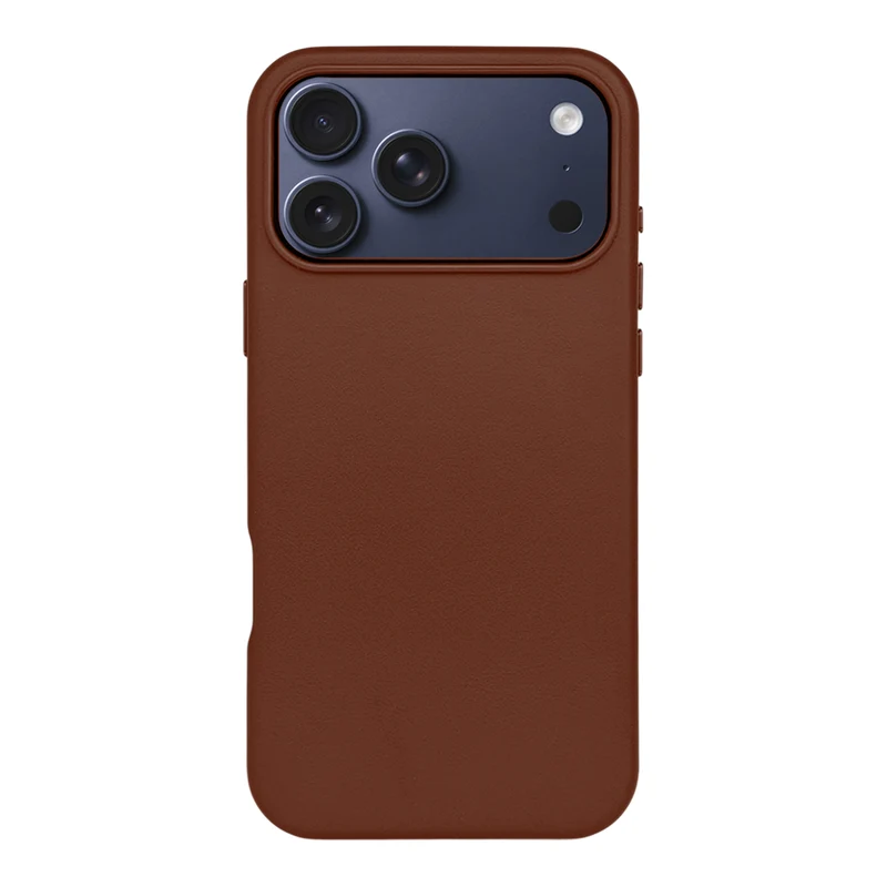 Casify Leren Hoesje met MagSafe voor de iPhone 17 Pro Max - Omber