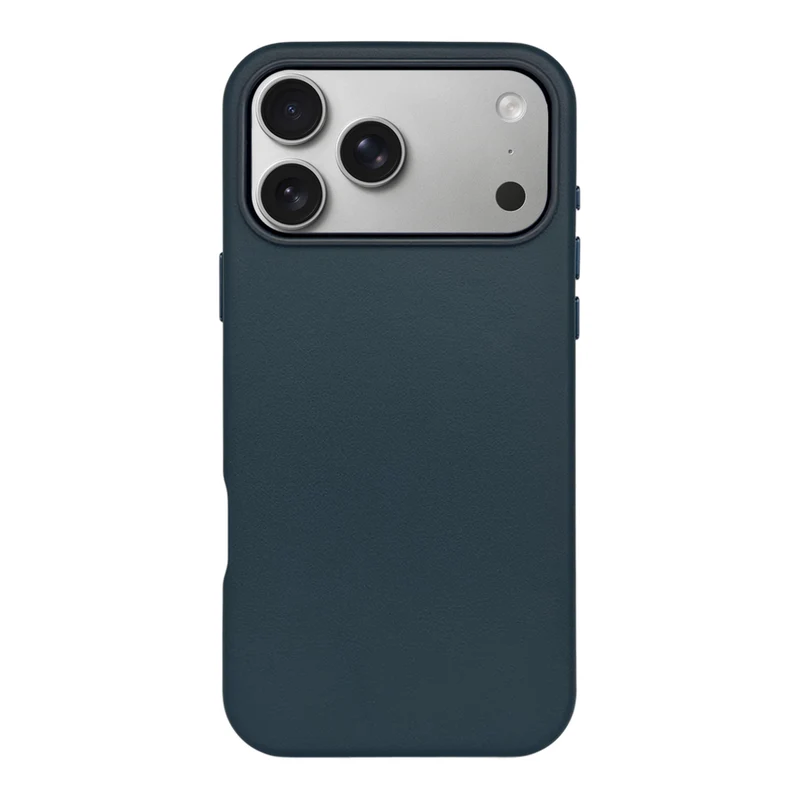 Casify Leren Hoesje met MagSafe voor de iPhone 17 Pro Max - Donkerblauw