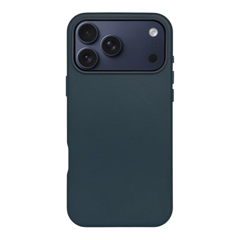 Casify Leren Hoesje met MagSafe voor de iPhone 17 Pro Max - Donkerblauw