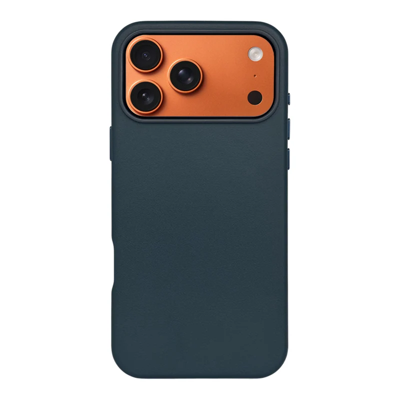Casify Leren Hoesje met MagSafe voor de iPhone 17 Pro Max - Donkerblauw