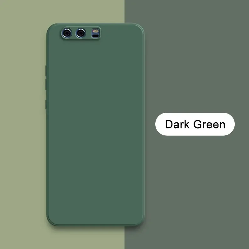 Square Liquid Silicone Back Cover for Huawei P10 Plus Soft Camera Protective Mobile Phone Case HuaweiP10 P10Plus Fundas Housing