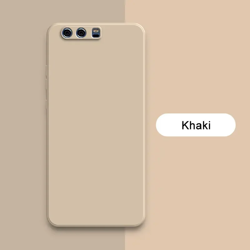 Square Liquid Silicone Back Cover for Huawei P10 Plus Soft Camera Protective Mobile Phone Case HuaweiP10 P10Plus Fundas Housing