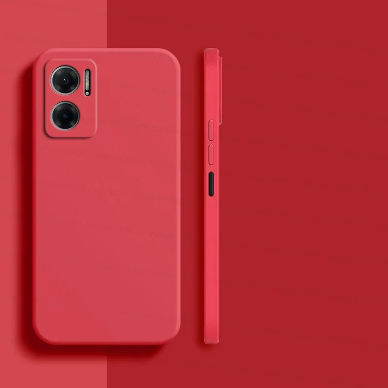 For Xiaomi Redmi 10 5G Case Xiaomi Redmi 12C 10C 9 10 5G Cover Shockproof Liquid Silicone TPU Phone Back Case Xiaomi Redmi 10 5G