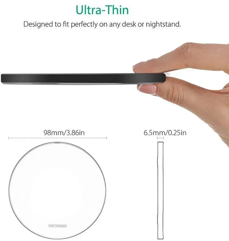 100W Wireless Charger Pad for iPhone 14 13 12 15 Pro Max X Samsung Xiaomi Phone Chargers Induction Fast Charging Dock Station