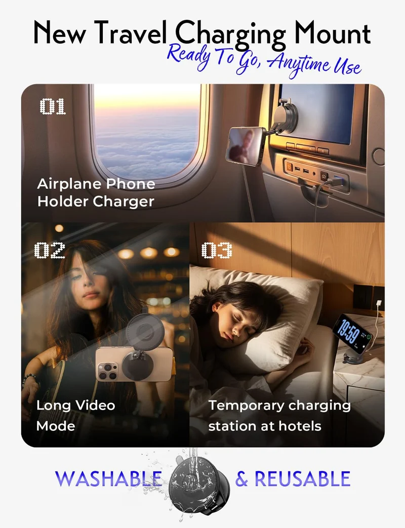 LISEN for Qi2 25W MagSafe Car Mount Charger, MagSafe Car Charger, Fast Wireless Charging Car Charger for iPhone