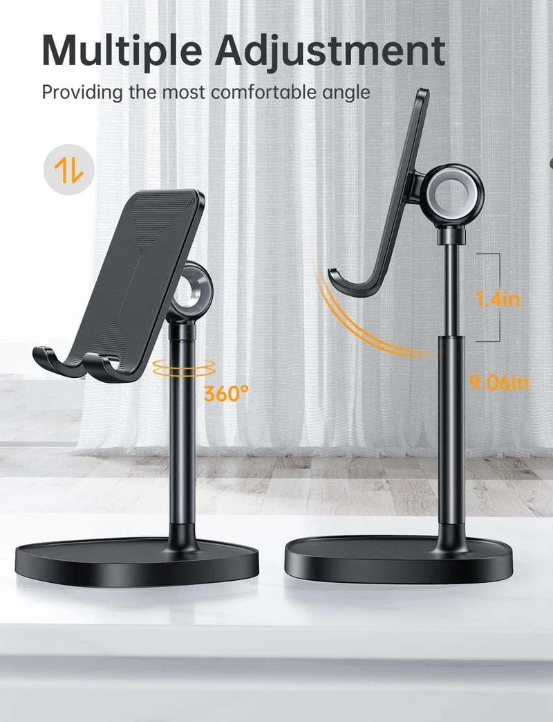 Lisen Adjustable Cell Phone Stand for Desk