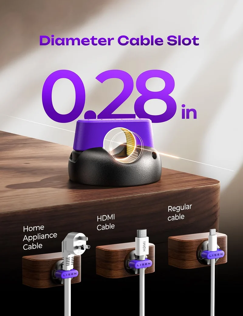 10er-Packung magnetische Kabelclips