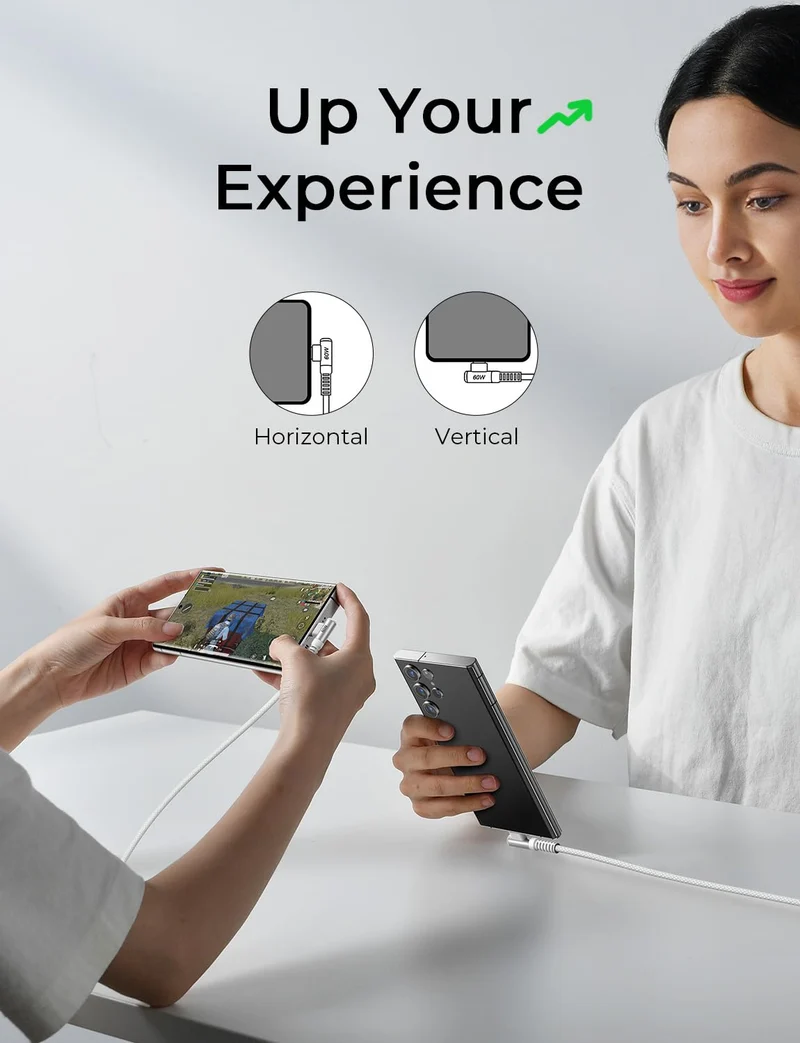 Lisen USB-C-zu-C-Kabel [60 W, 2er-Pack, 2 m]