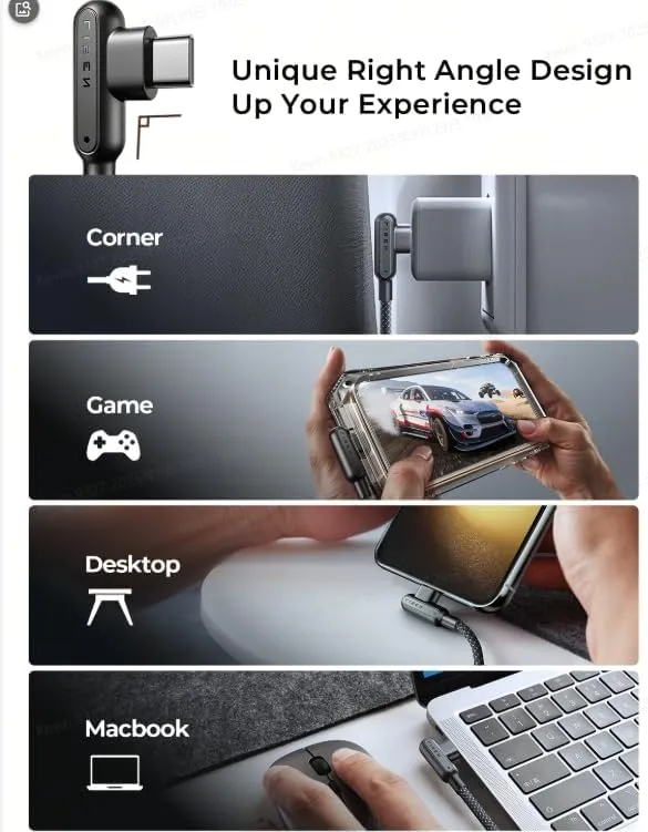 LISEN 240W USB C Kabel 2M