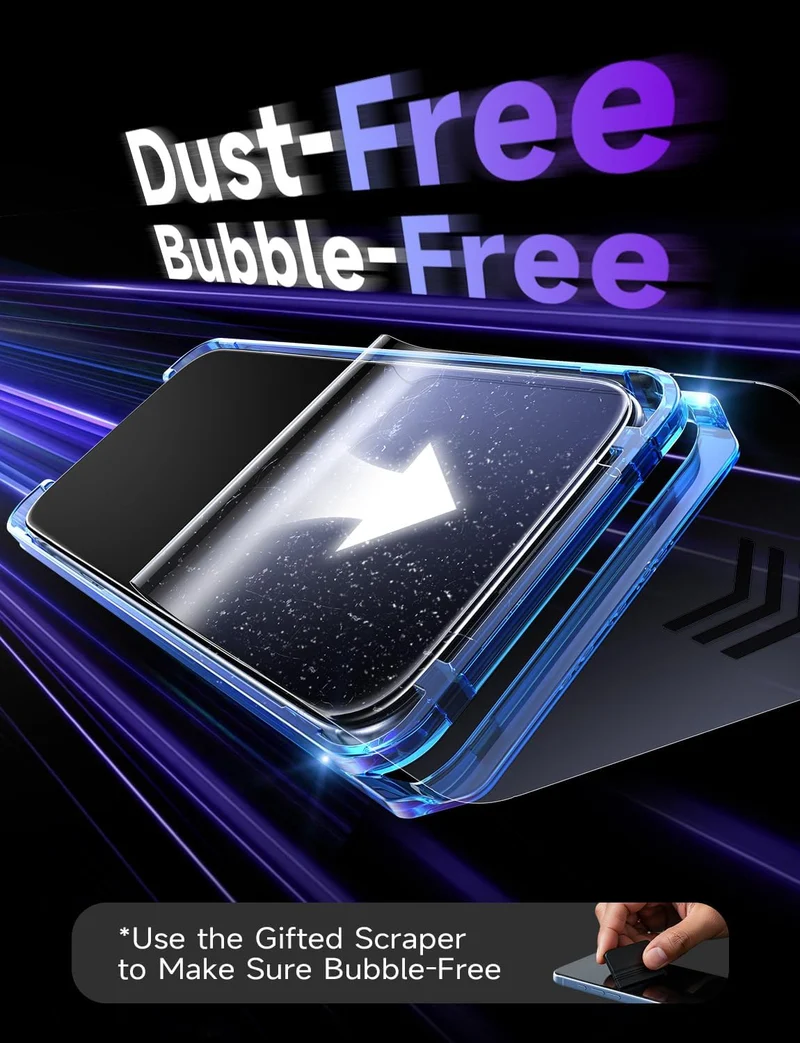LISEN 2er-Pack Displayschutzfolie für iPhone 17 / iPhone 16 Pro