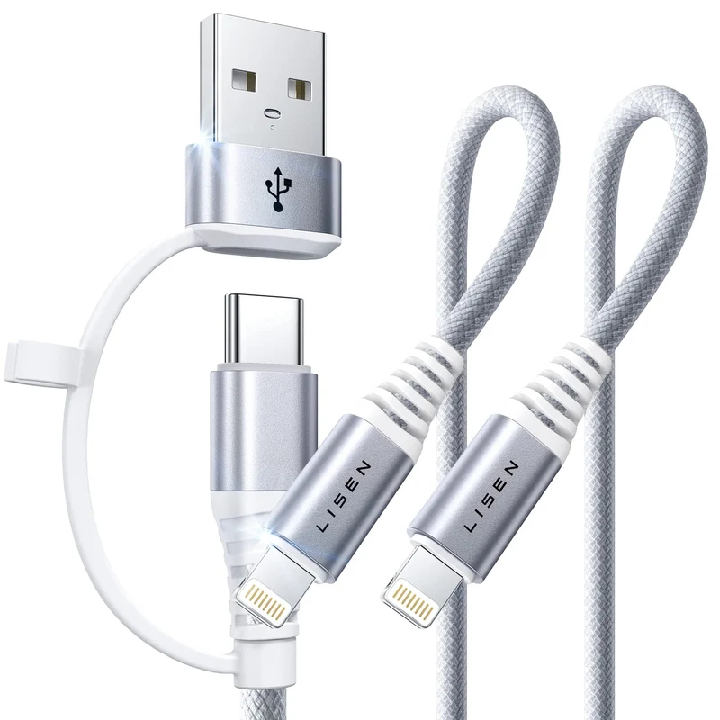 Lisen 30W USB-C-auf-Lightning-Kabel (2er-Pack)