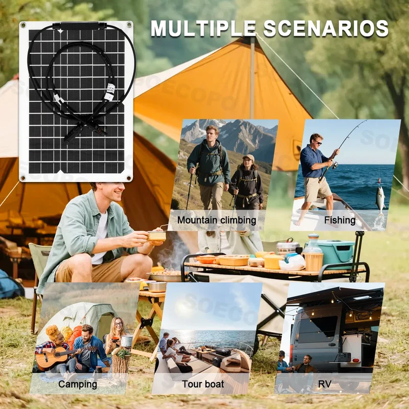 15000W Peak Solar System Kit 600W Panel DC 12V/24V To AC 110V/220V Inverter 100A Controller Complete Off Grid For Camping/Home