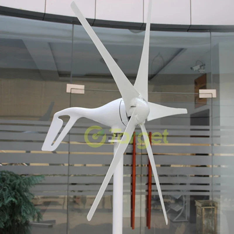 Wind Turbine Generator 3000w 5kw Horizontal 48V 24V 12V Strong Power Magnetic Dynamo Free Energy 220v Inverter Output For Home