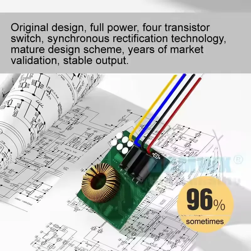 DC-DC Battery Charger 9V12v24v36V48V to 12.6v 13.8v 14.6v 25.2V 29.4V 28V step-up step-down Converter automatic boost buck CC CV