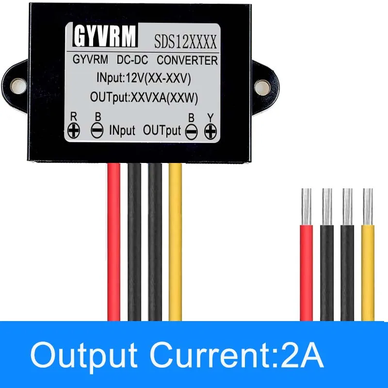 GYVRM 12V to 13.8V 14V DC DC Step Up 1A 2A 3A 4A 5A Non Isolated Boost Power Converter 12 Volts to 13.8 Volts Voltage Regulator