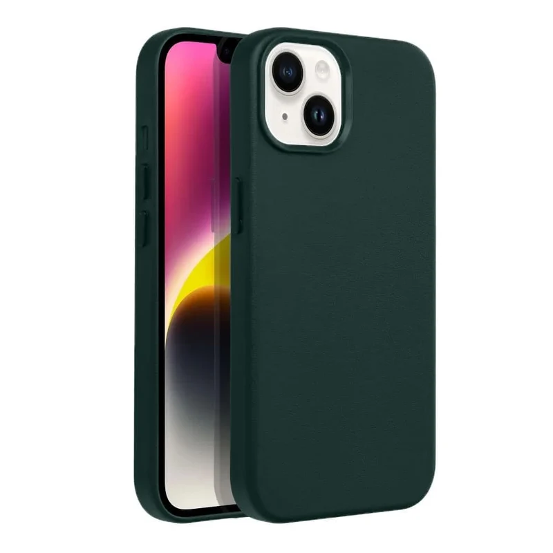 Casify Leren Hoesje met MagSafe voor de iPhone 13/14 - Bosgroen